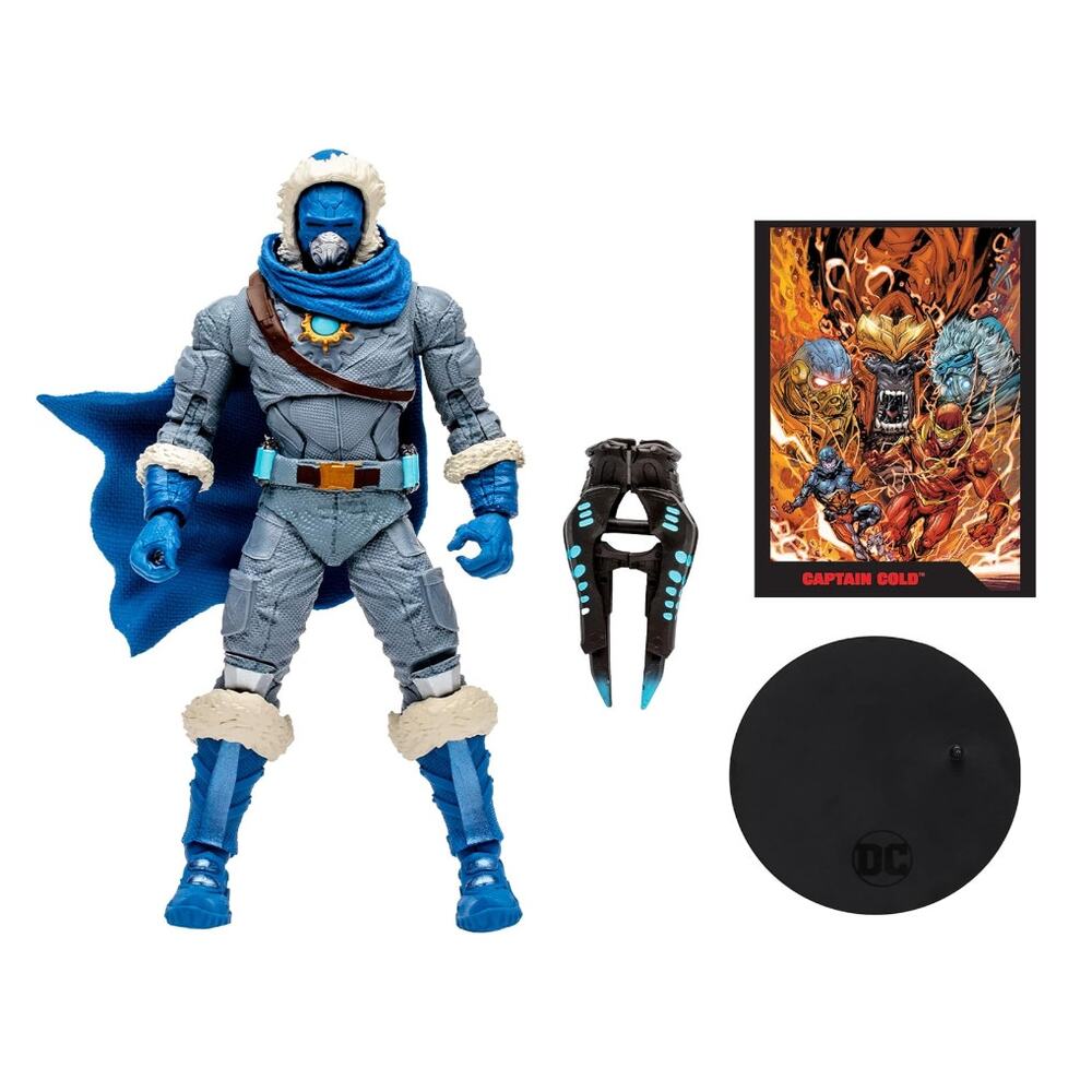 DC Direct (2022) Captain Cold 7" Action Figure w/Exclusive Flash Comic Book!